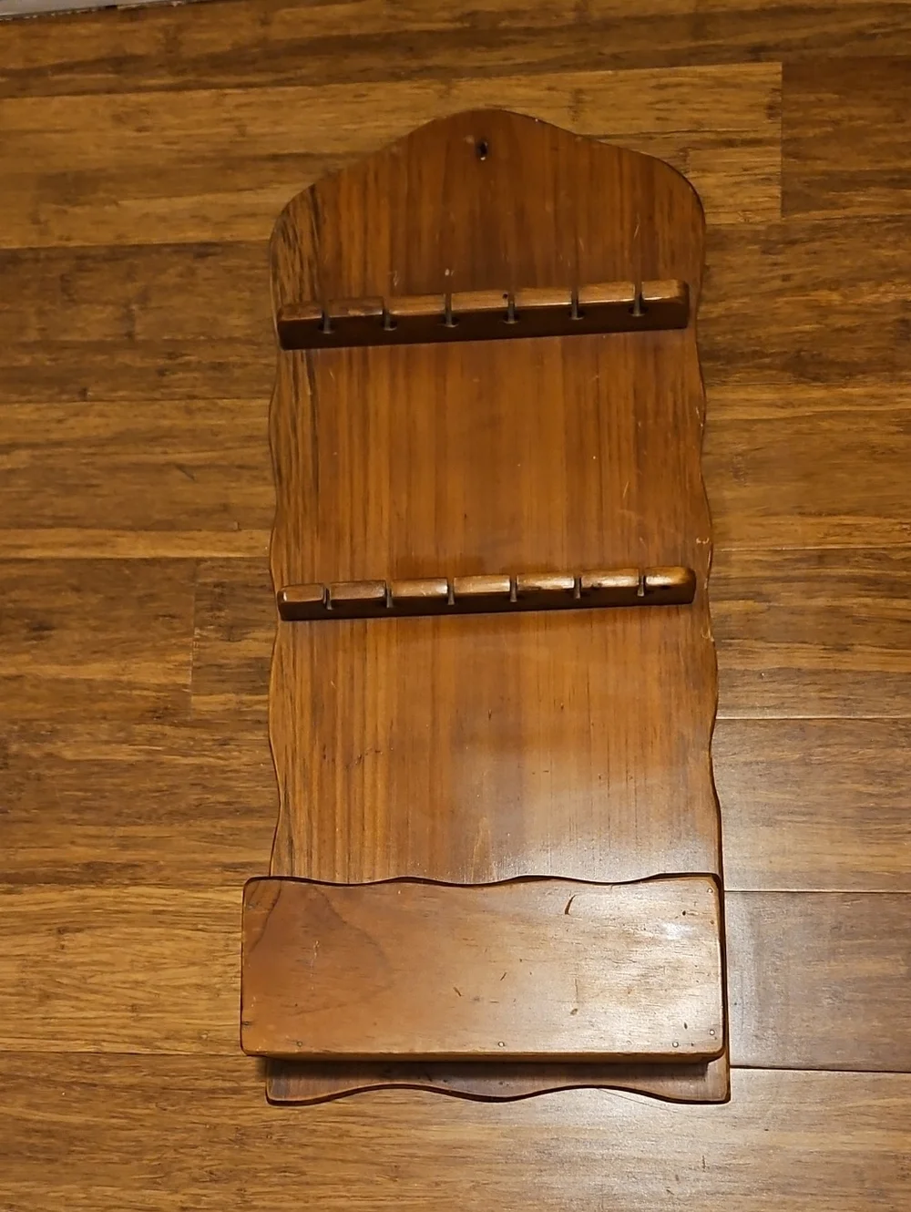 Wooden Wall Spoon Rack